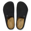 Zermatt Premium Suede Mule Slipper in Black