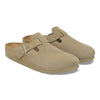 Boston Buckle Classic Footbed Mule in Faded Khaki