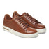 Bend Leather Panel Sneaker in Cognac