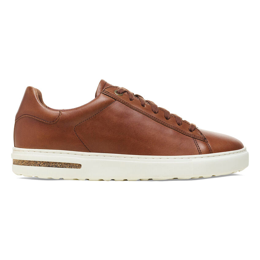 Bend Leather Panel Sneaker in Cognac