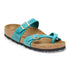 Mayari Strappy Sandal in Oiled Leather Biscay Bay