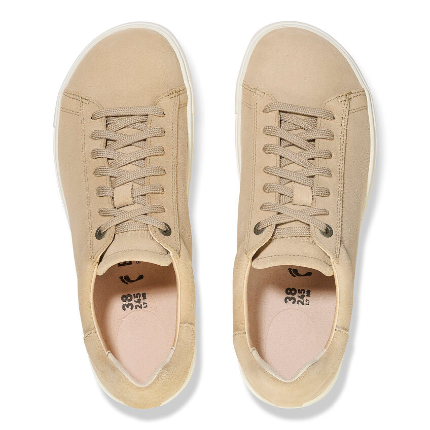 Bend Leather Panel Sneaker in Sandcastle