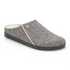 Zermatt Shearling Mule Slipper in Herringbone Gray