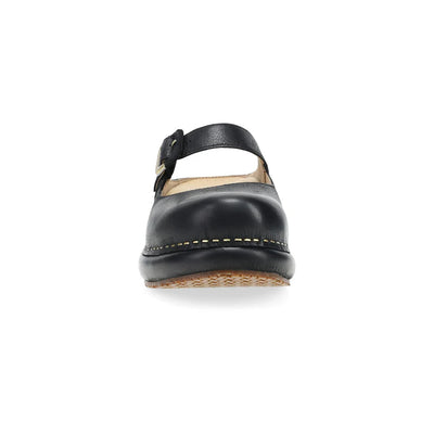 Kimberly Chunky-Chic Mary Jane Mule Clog in Black