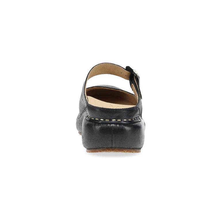 Kimberly Chunky-Chic Mary Jane Mule Clog in Black