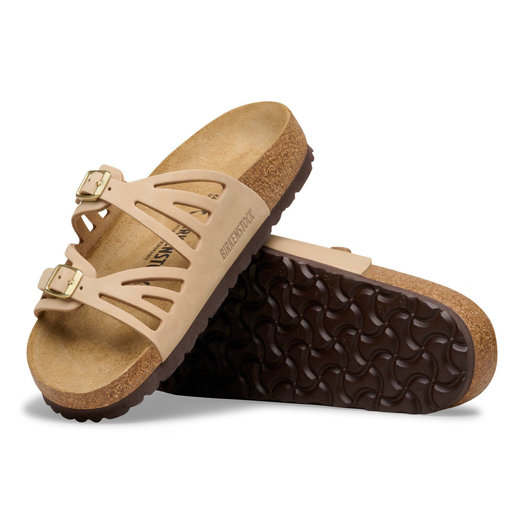 Granada Classic Foot Bed Sandal in Sandcastle