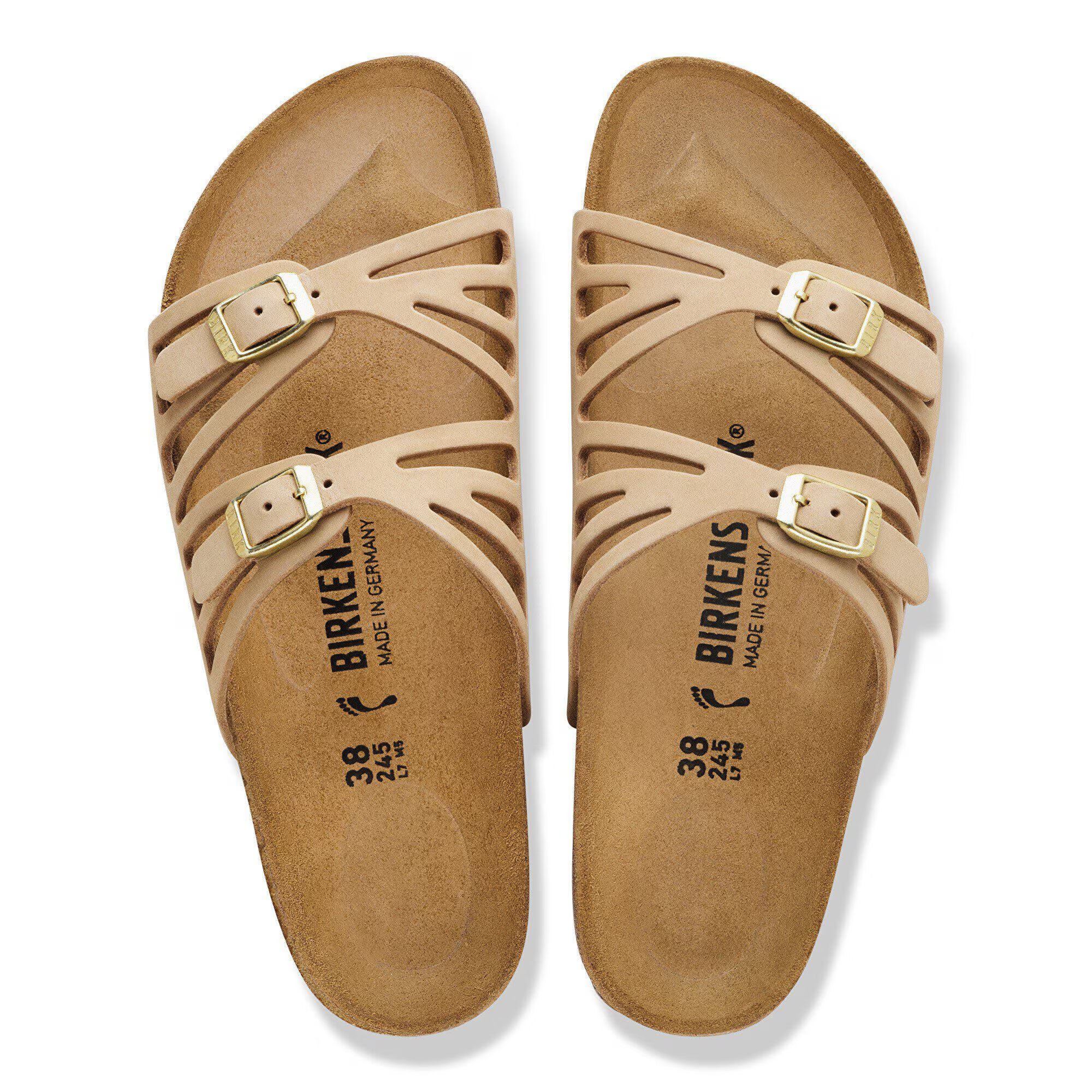 Granada Classic Foot Bed Sandal in Sandcastle