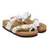 Mayari Flower Strappy Sandal in White