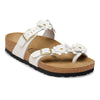 Mayari Flower Strappy Sandal in White