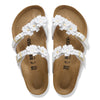 Mayari Flower Strappy Sandal in White