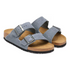 Arizona Suede Classic Footbed in Stone Blue