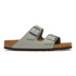 Arizona Classic Footbed Sandal in Pure Sage Oiled Leather