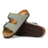 Arizona Classic Footbed Sandal in Pure Sage Oiled Leather