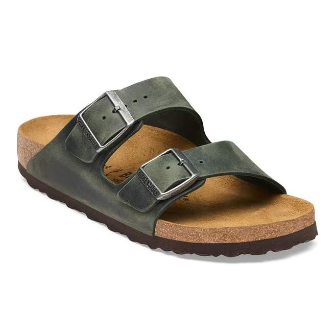 Arizona Sandal in Thyme Oiled Leather