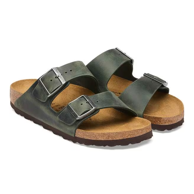 Arizona Sandal in Thyme Oiled Leather