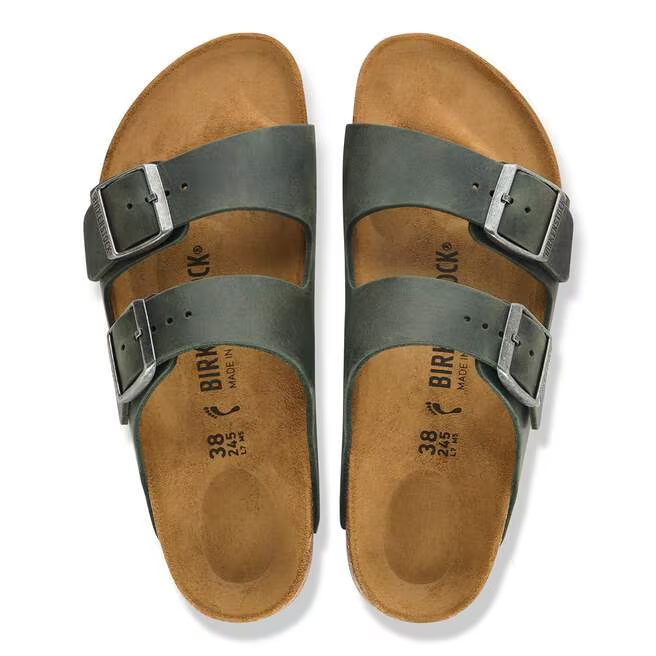 Arizona Sandal in Thyme Oiled Leather