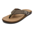 Tuahine Men's Beach Sandal in Hunter and Golden Sand