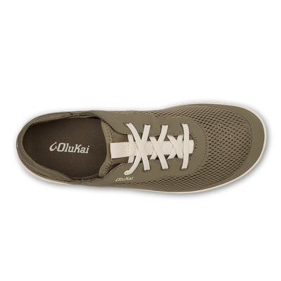 Moku Pae Men's No Tie Boat Shoe in Clay and Tapa