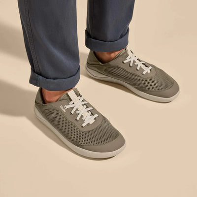 Moku Pae Men's No Tie Boat Shoe in Clay and Tapa