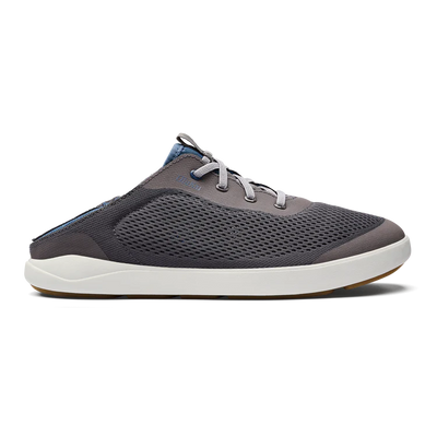 Moku Pae Men's No Tie Boat Shoe In Pavement and Vintage Blue