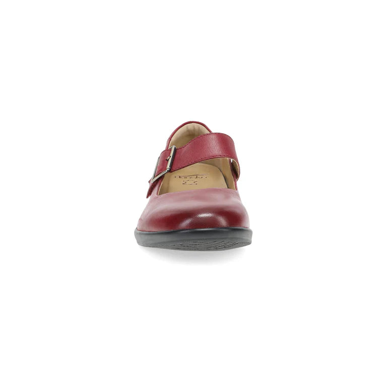 Collette Burnished Nubuck Mary Jane in Red