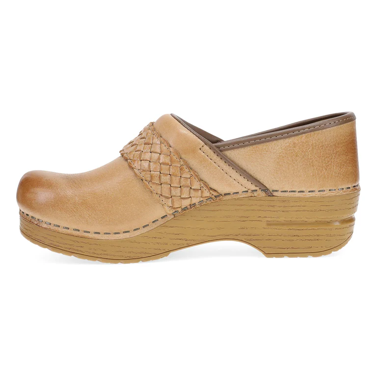 Professional Braided Clog With Iconic Buckle in Honey