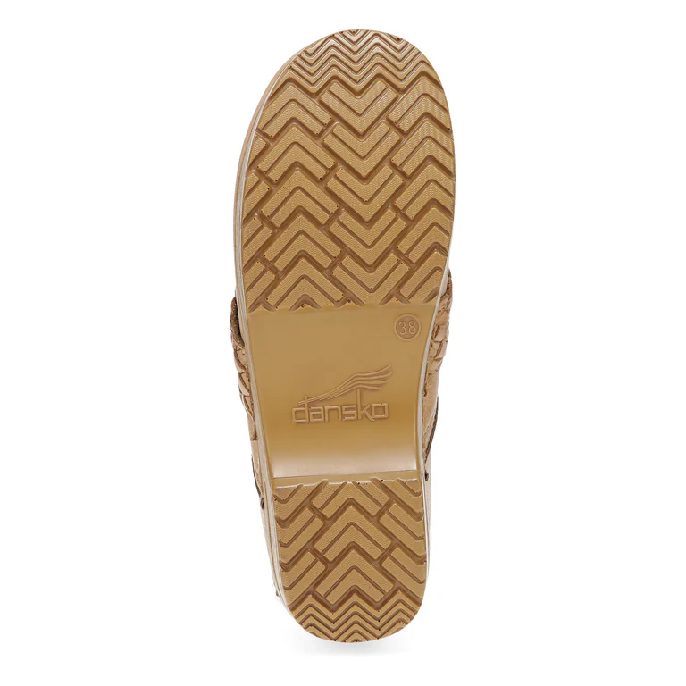 Professional Braided Clog With Iconic Buckle in Honey
