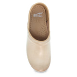 The Professional Clog in Sand Burnished Leather