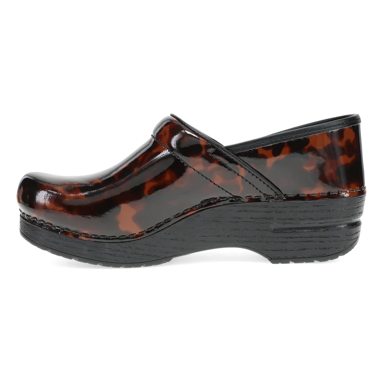 The Professional Clog in Tortoise Patent