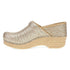 The Professional Clog in Gold Texture