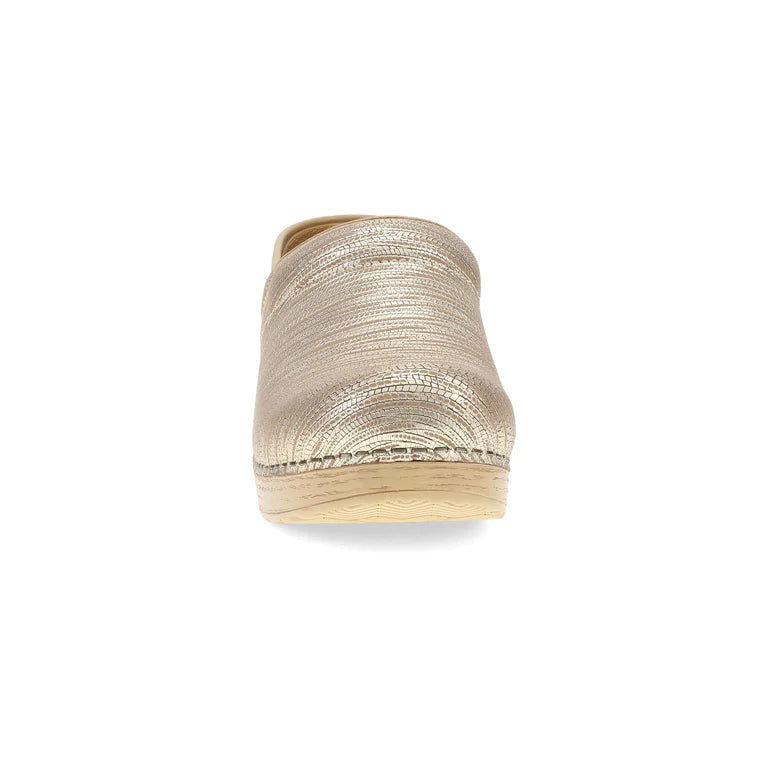 The Professional Clog in Gold Texture