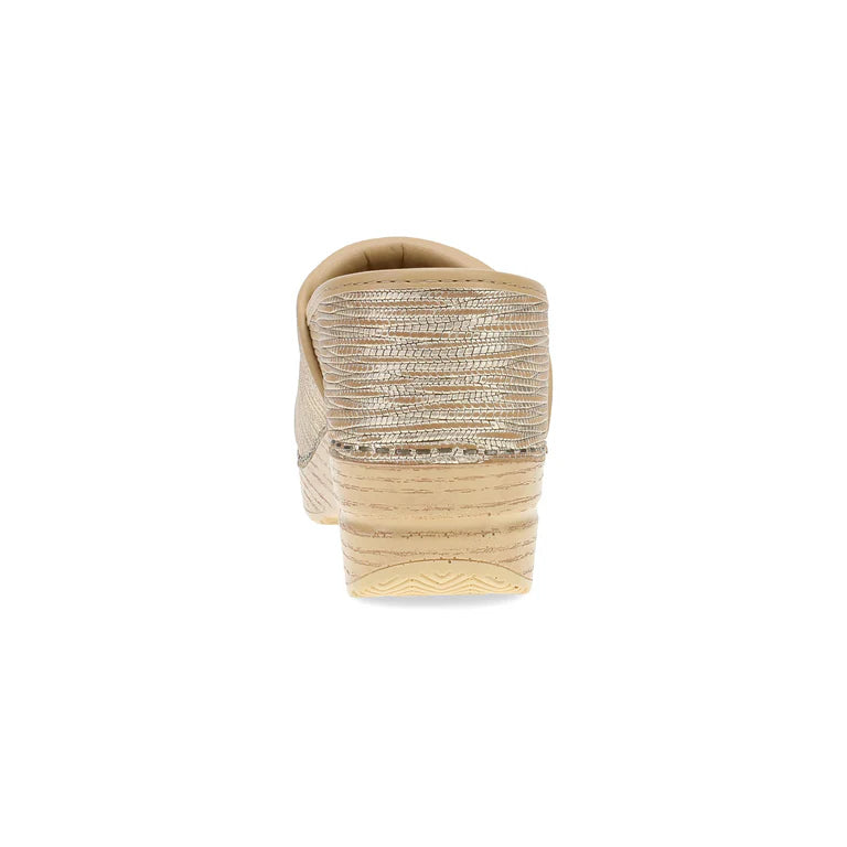 The Professional Clog in Gold Texture