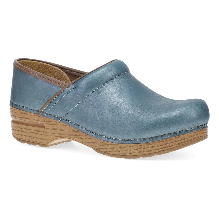 The Professional Clog in Metallic Blue