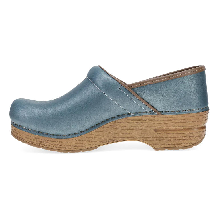 The Professional Clog in Metallic Blue