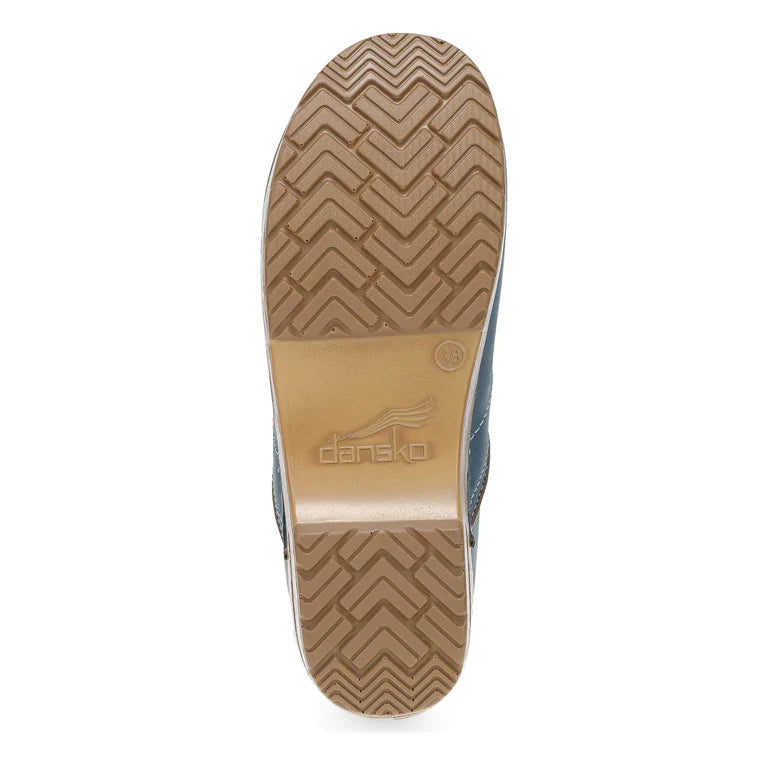 The Professional Clog in Metallic Blue