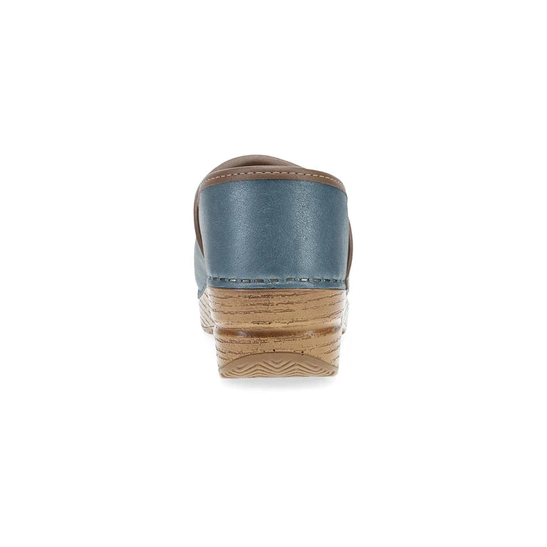 The Professional Clog in Metallic Blue