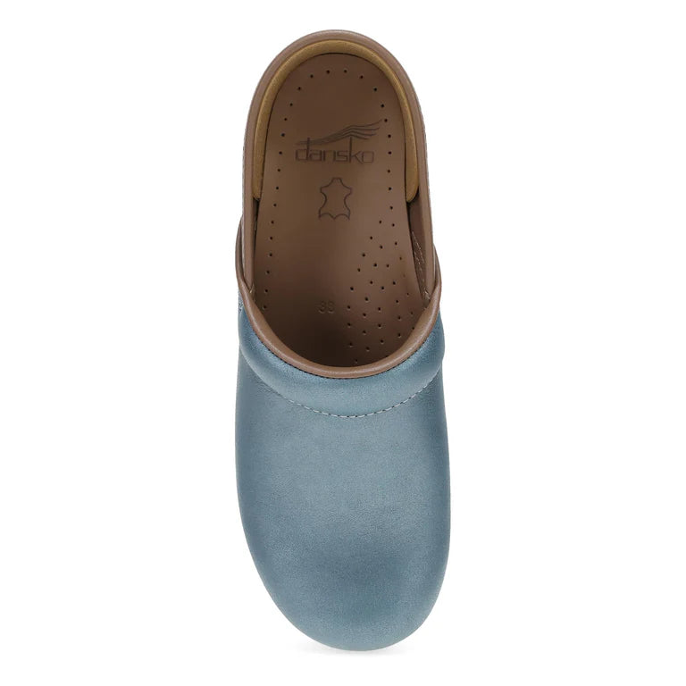 The Professional Clog in Metallic Blue
