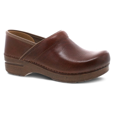 The Professional Clog in Full Grain Saddle Leather