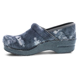 The Professional Clog in Denim Burnished Leather