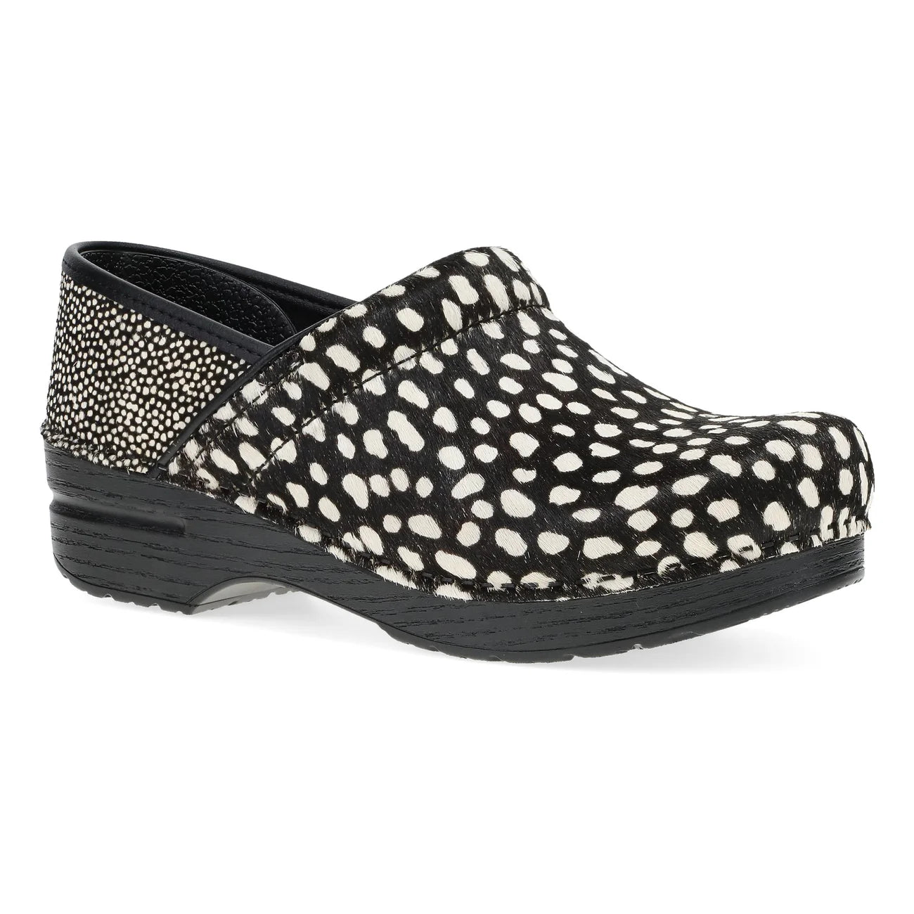 The Professional Clog in Spotted Haircalf