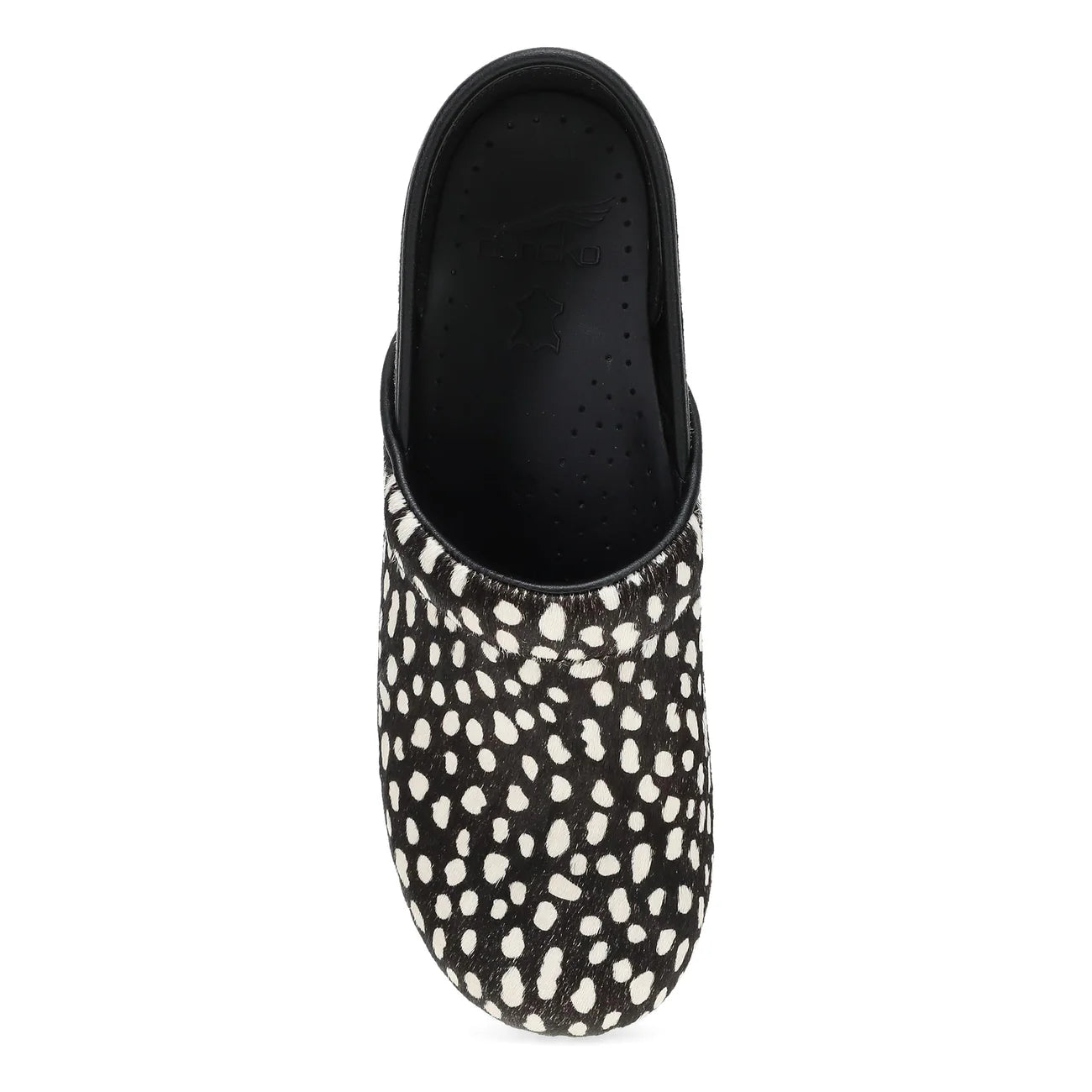 The Professional Clog in Spotted Haircalf