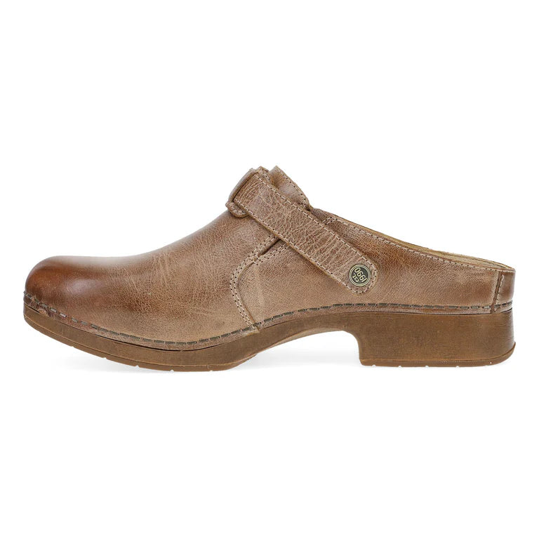 Millie Low Convertible Mule Clog in Tan