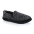 Men's Fave Gore Moc WIDE Slipper with Cloud Cushion® Comfort in Charcoal Tweed