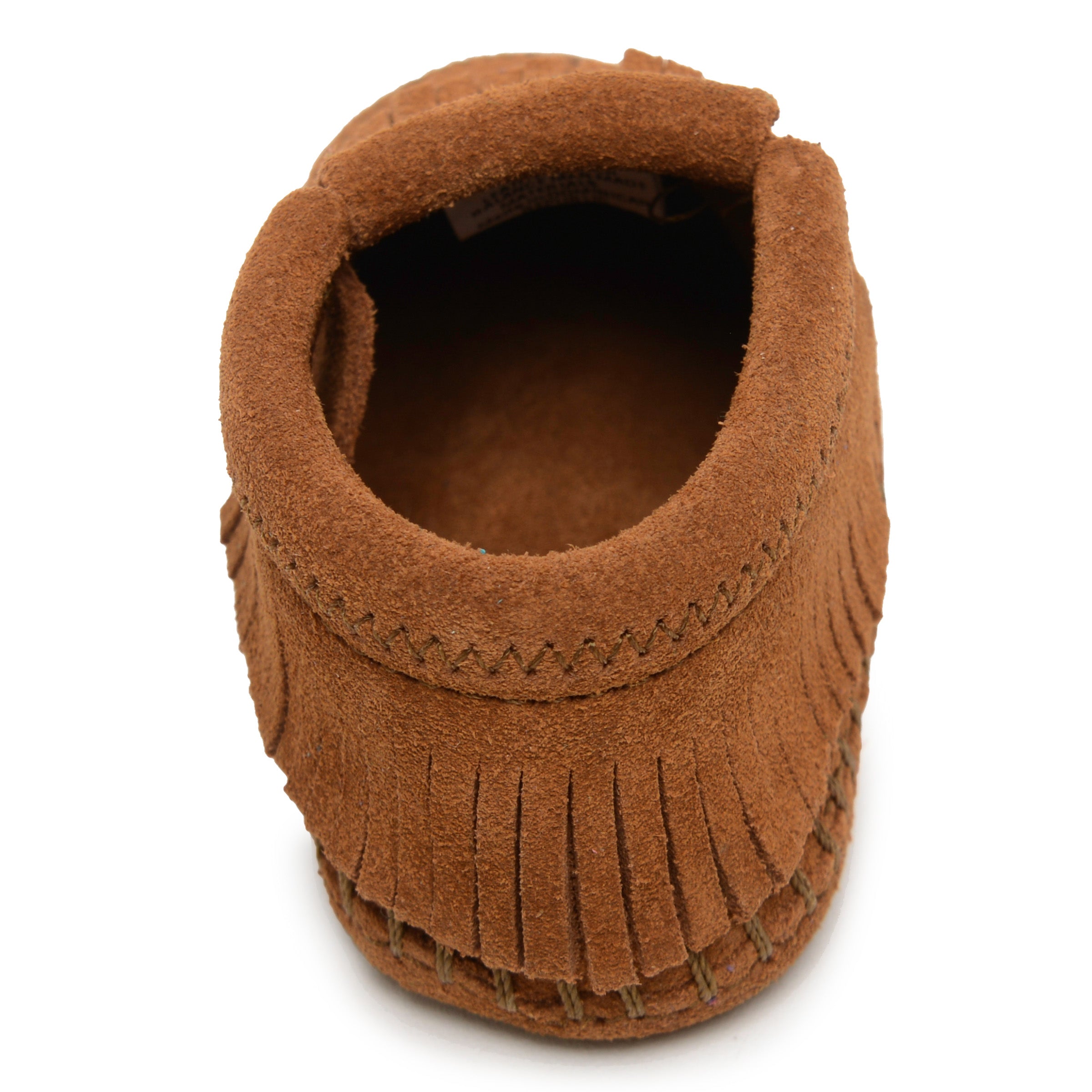 Kids' Fringe Side Bootie in Brown