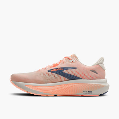 Women's Ghost 18 WIDE in White/ Cyber Peach/ Grey