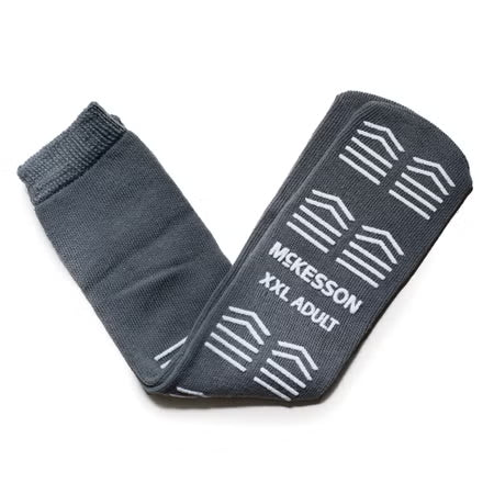 Slipper socks  Adult  Grey XXL Single Imprint