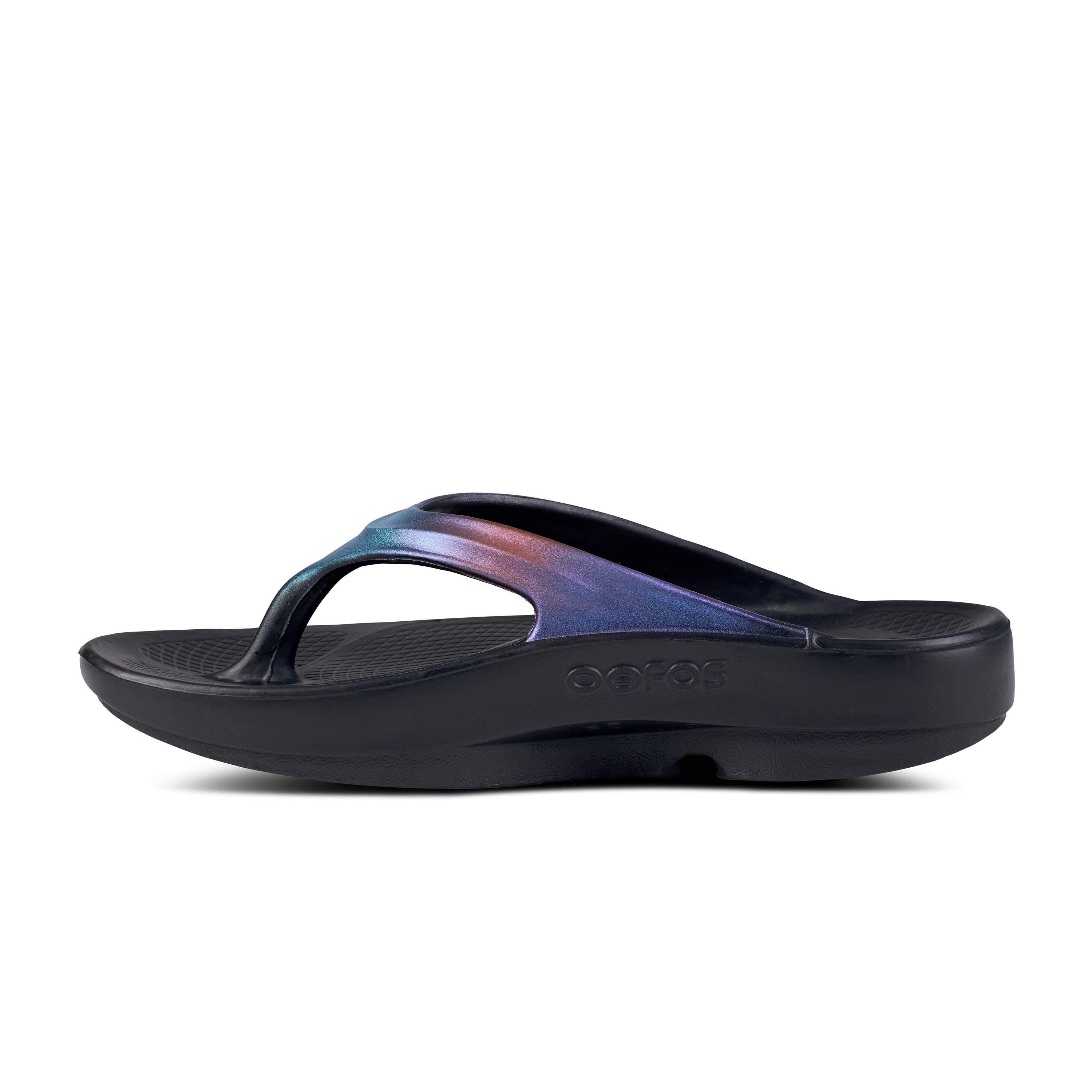 Women's OOlala Luxe Toe Post Sandal in Midnight Spectre