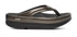 Women's OOmega OOlala Toe Post Sandal in Titanium Mirror