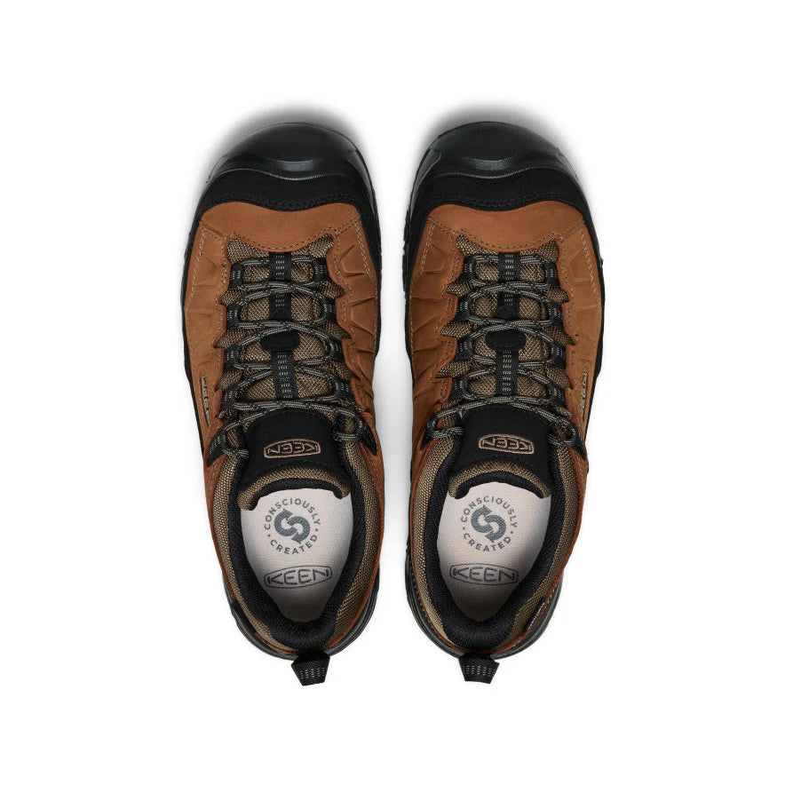 Men's Targhee IV Waterproof Oxford WIDE in Bison/Black