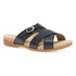 Regan Strappy Slide in Black